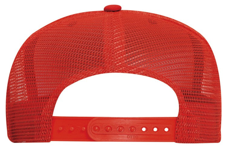 30-1103 OTTO CAP 6 Panel Mid Profile Mesh Back Trucker Hat