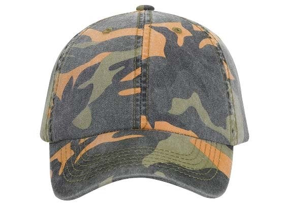 103-713 OTTO CAP Camouflage 6 Panel Low Profile Baseball Cap