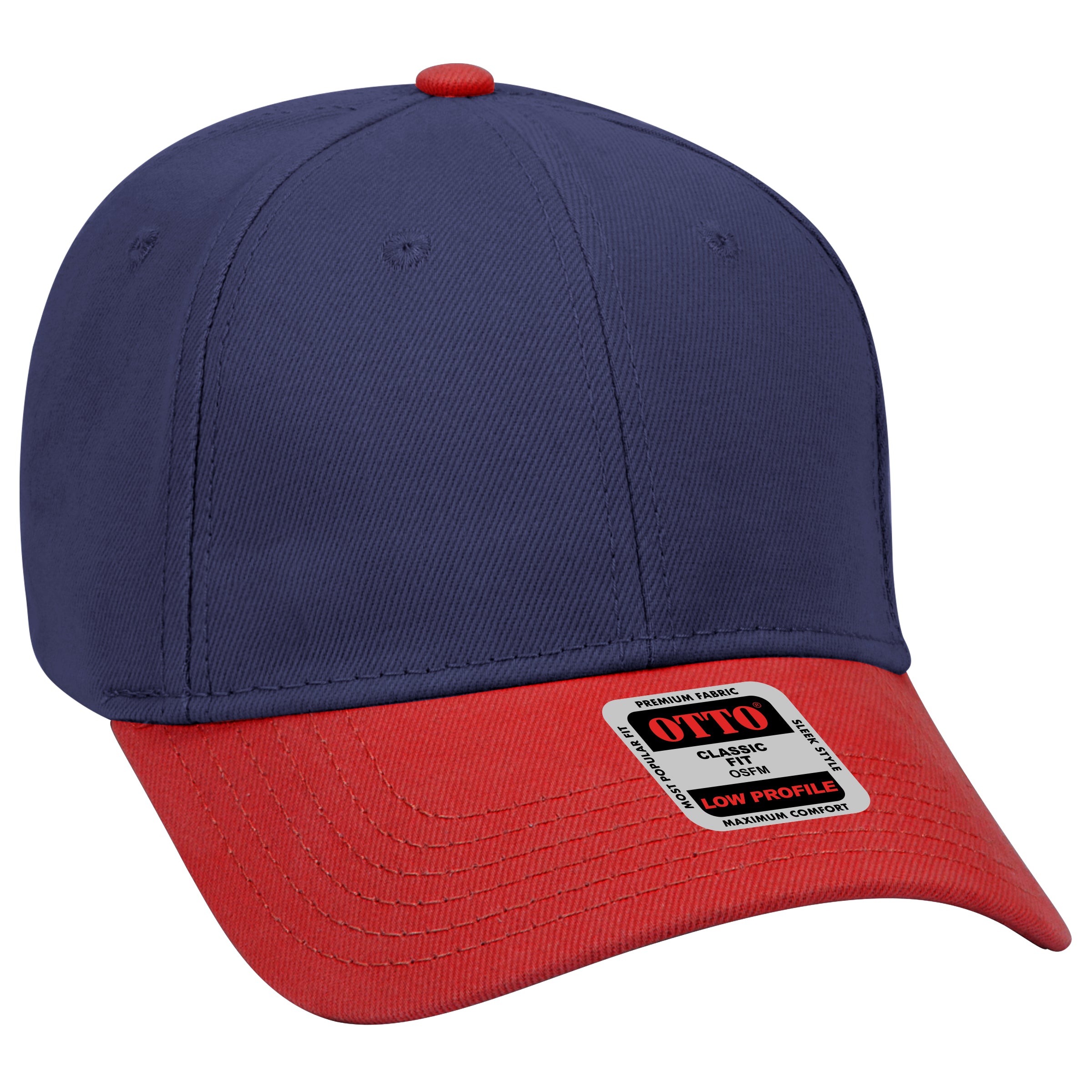 19-251 OTTO CAP 6 Panel Low Profile Baseball Cap