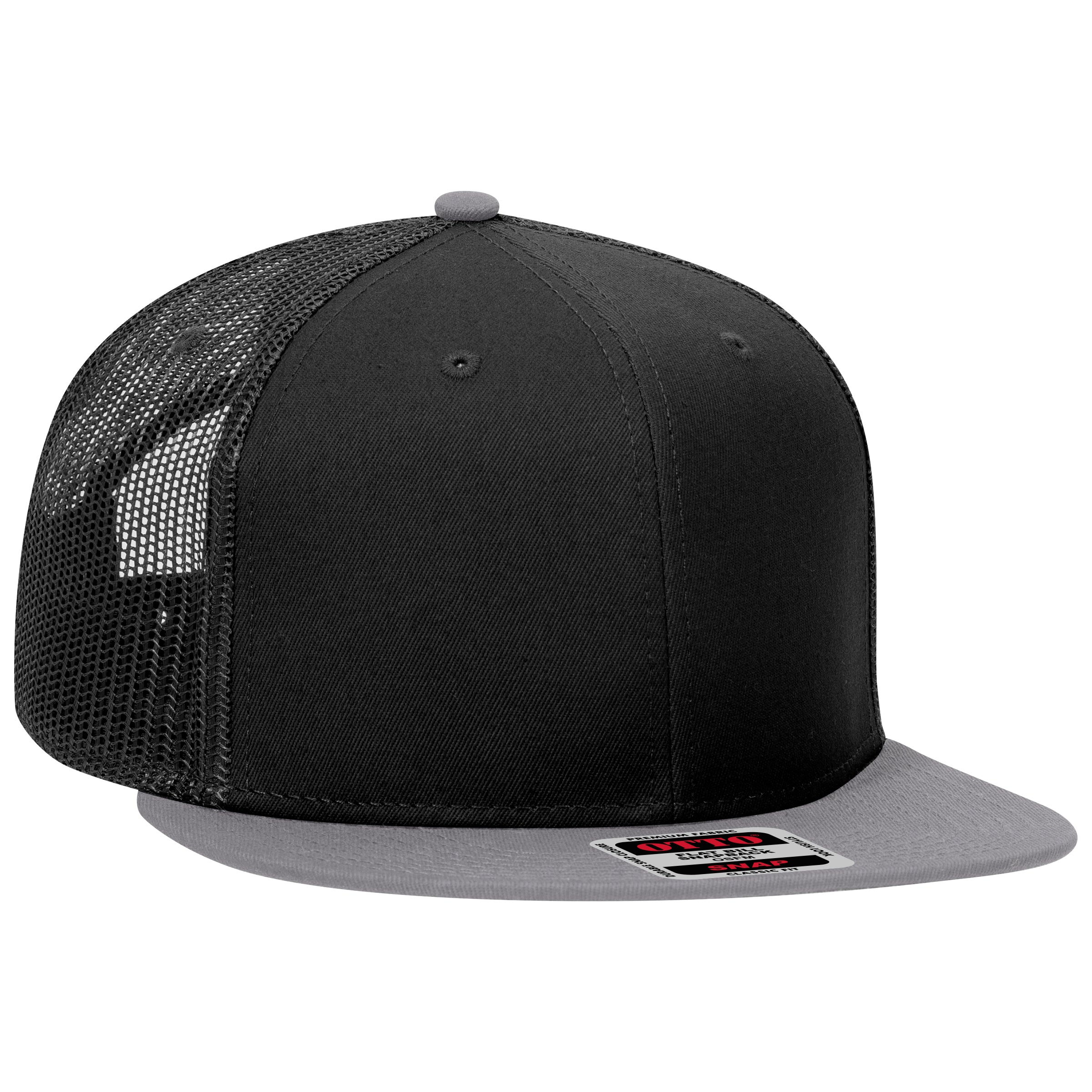 141-1070 OTTO CAP "OTTO SNAP" 6 Panel Pro Style Mesh Back Trucker Snapback Hat