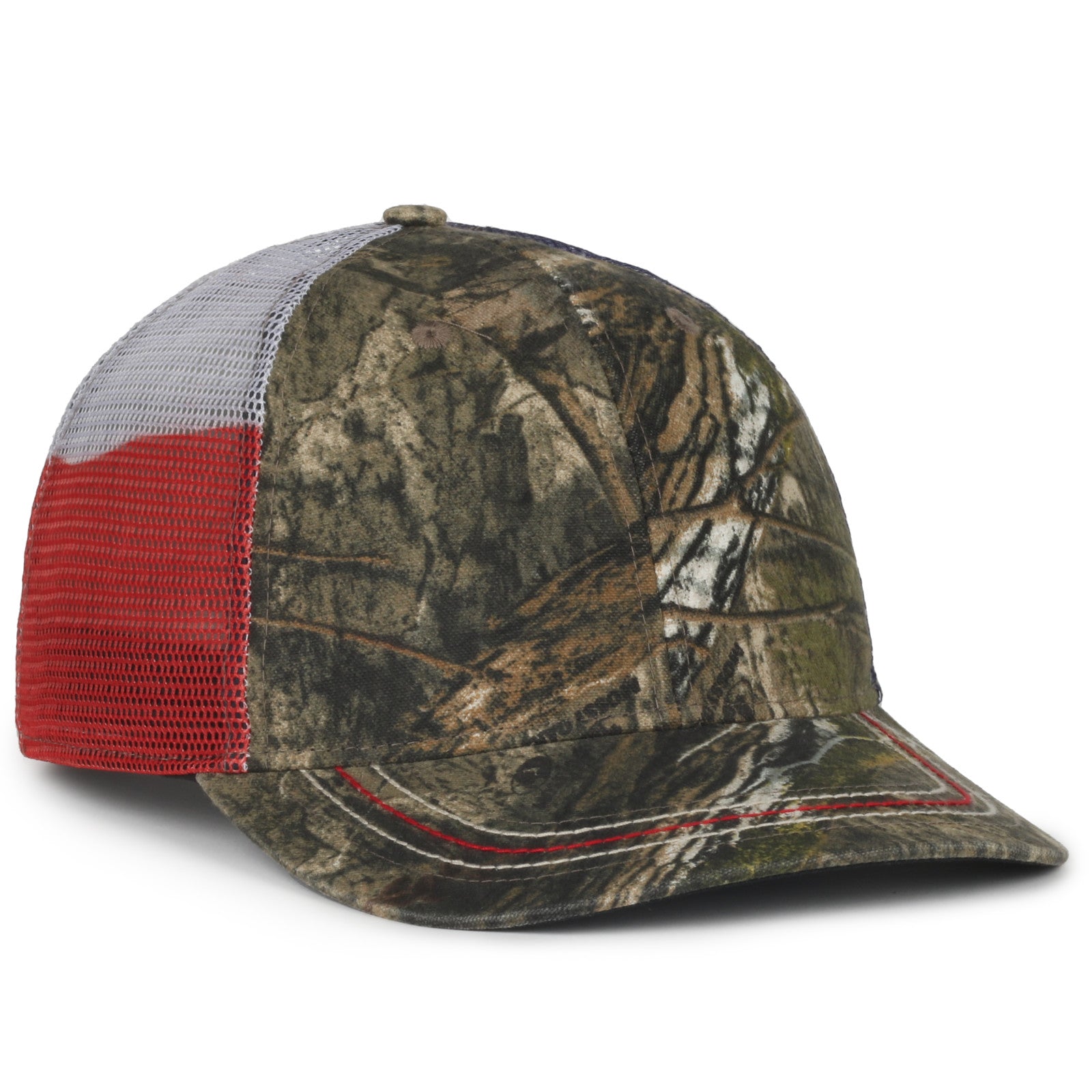Outdoor Cap CWF-400M American Flag Camo Mesh Back Cap