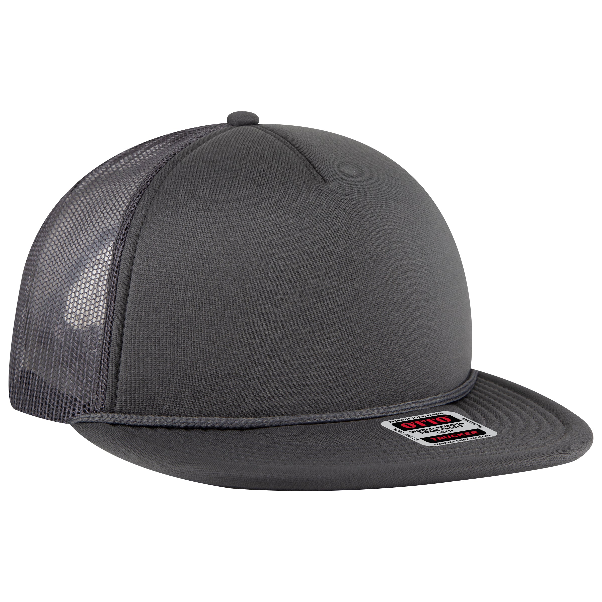 39950-1 OTTO CAP 5 Panel Pro Style Mesh Back Trucker Snapback Hat 39950-1