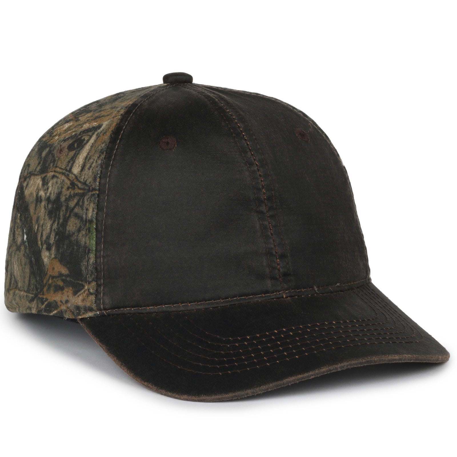 Outdoor Cap HPC-305 Weathered Cotton w/Camo Back