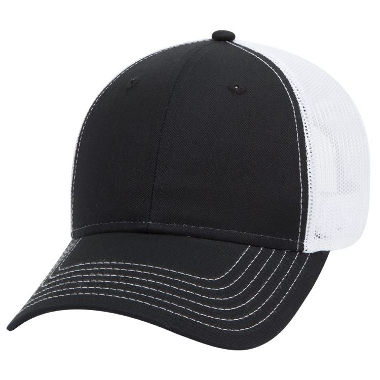 83-1239 OTTO CAP 6 Panel Low Profile Mesh Back Trucker Hat