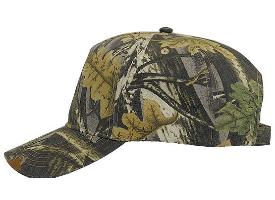 120-838 OTTO CAP Camouflage 5 Panel Mid Profile Style Cap