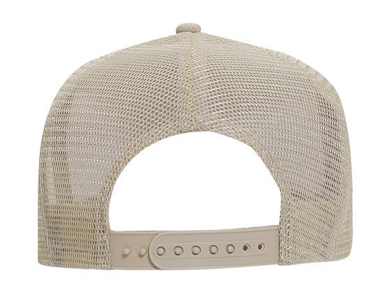 39-071 OTTO CAP 5 Panel Mid Profile Mesh Back Trucker Hat