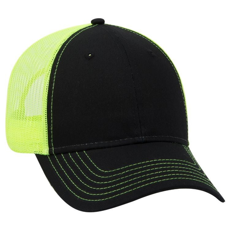 83-1239 OTTO CAP 6 Panel Low Profile Mesh Back Trucker Hat
