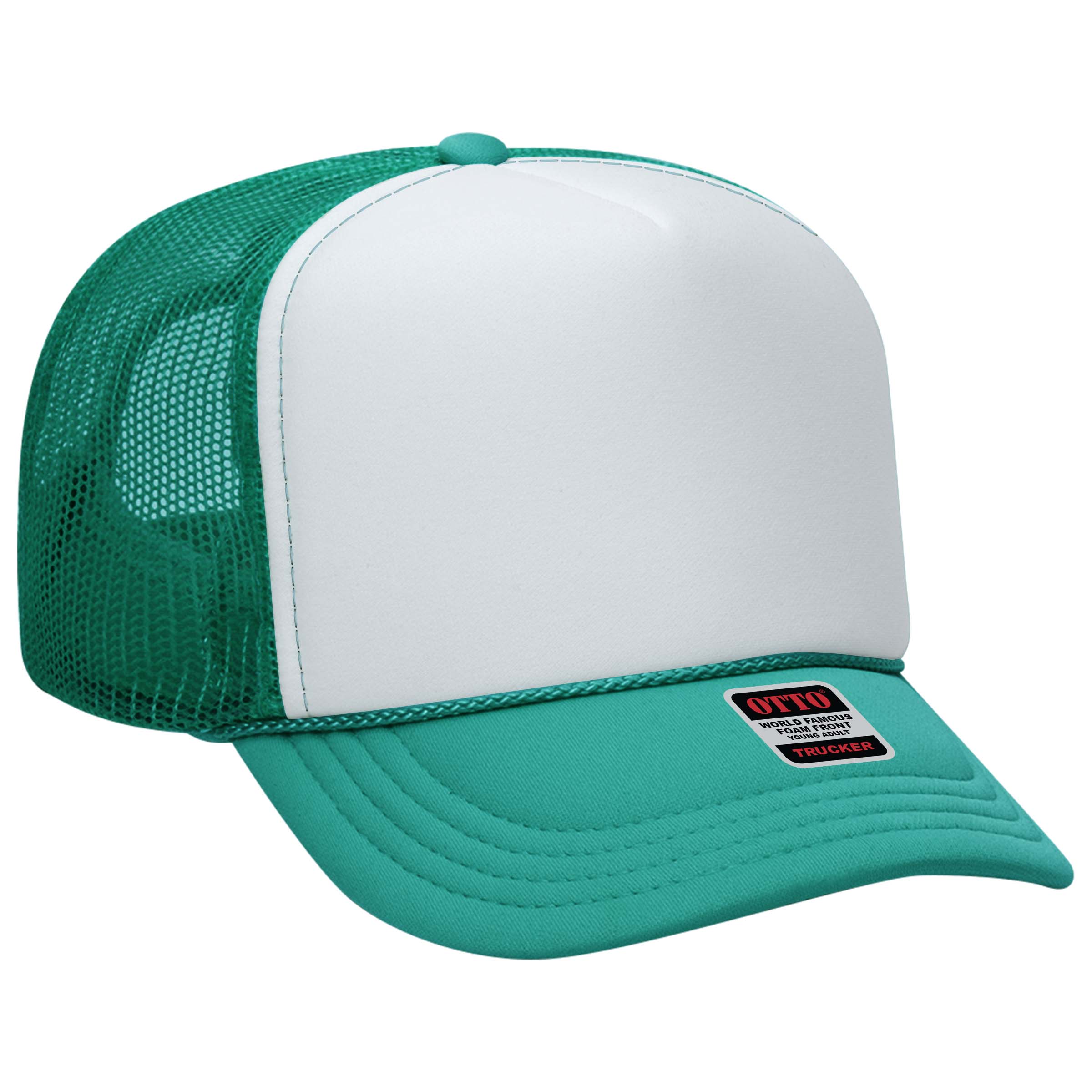 39-165 OTTO CAP 5 Panel High Crown Mesh Back Trucker Hat