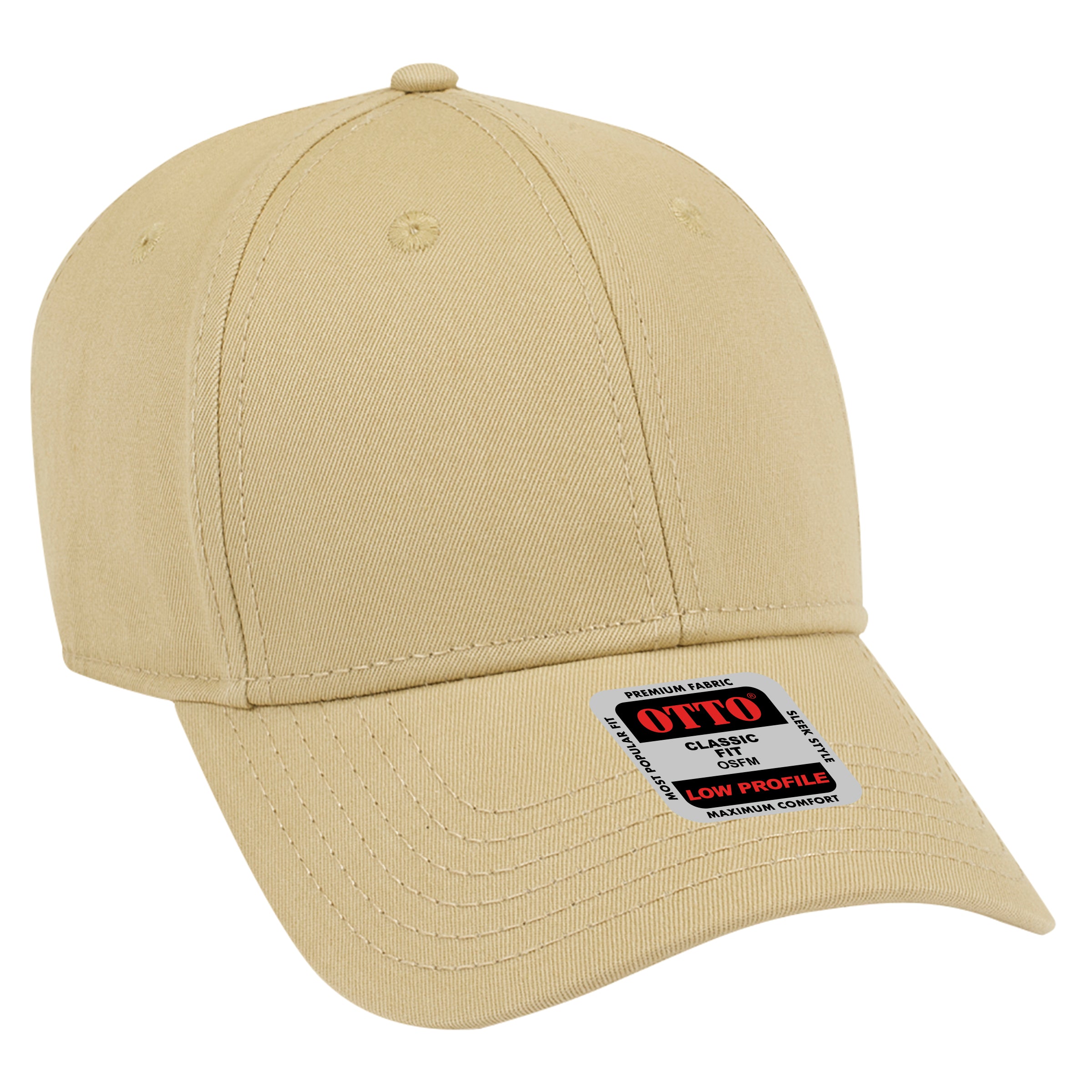 19-1203 OTTO CAP 6 Panel Low Profile Baseball Cap