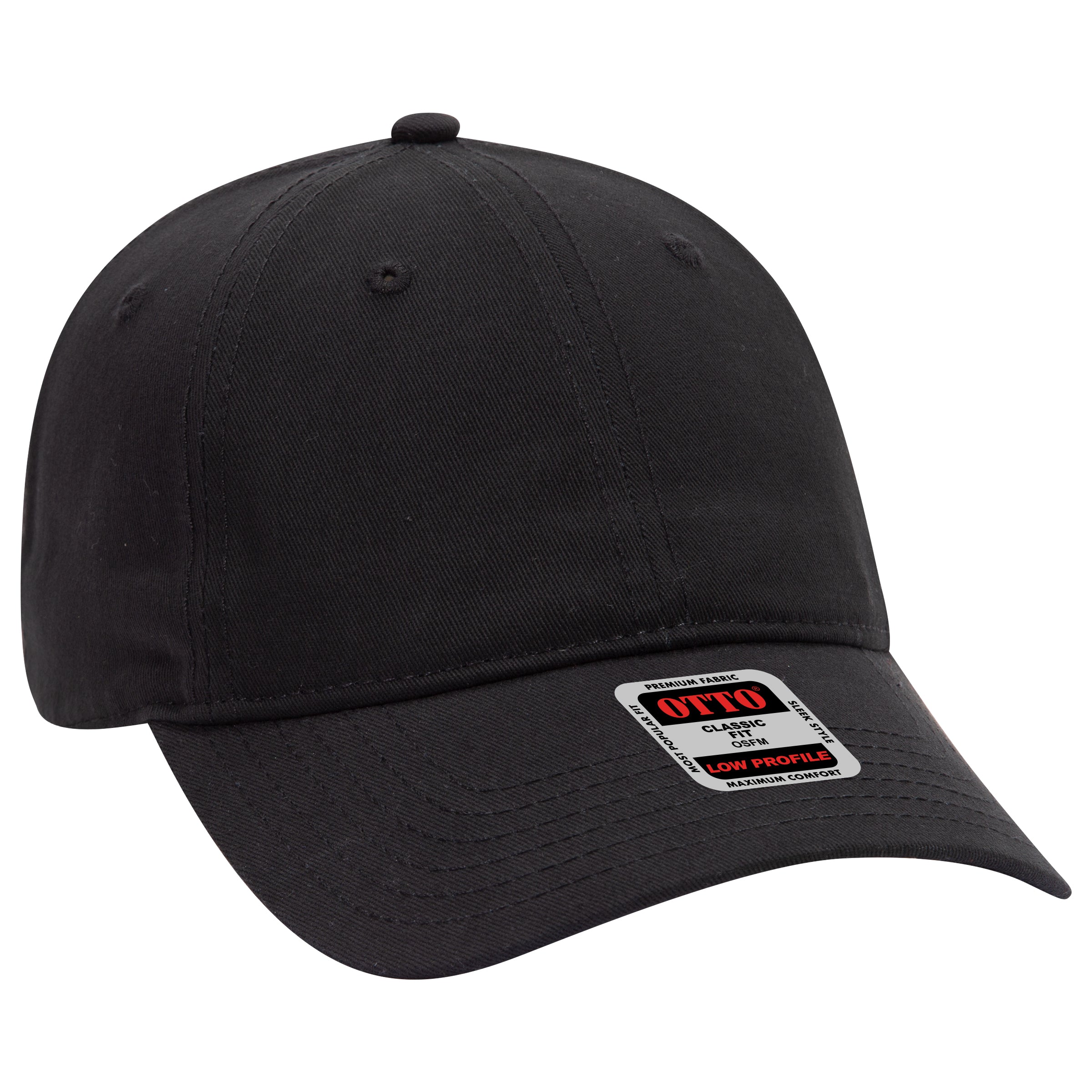 18-864 OTTO CAP 6 Panel Low Profile Baseball Cap
