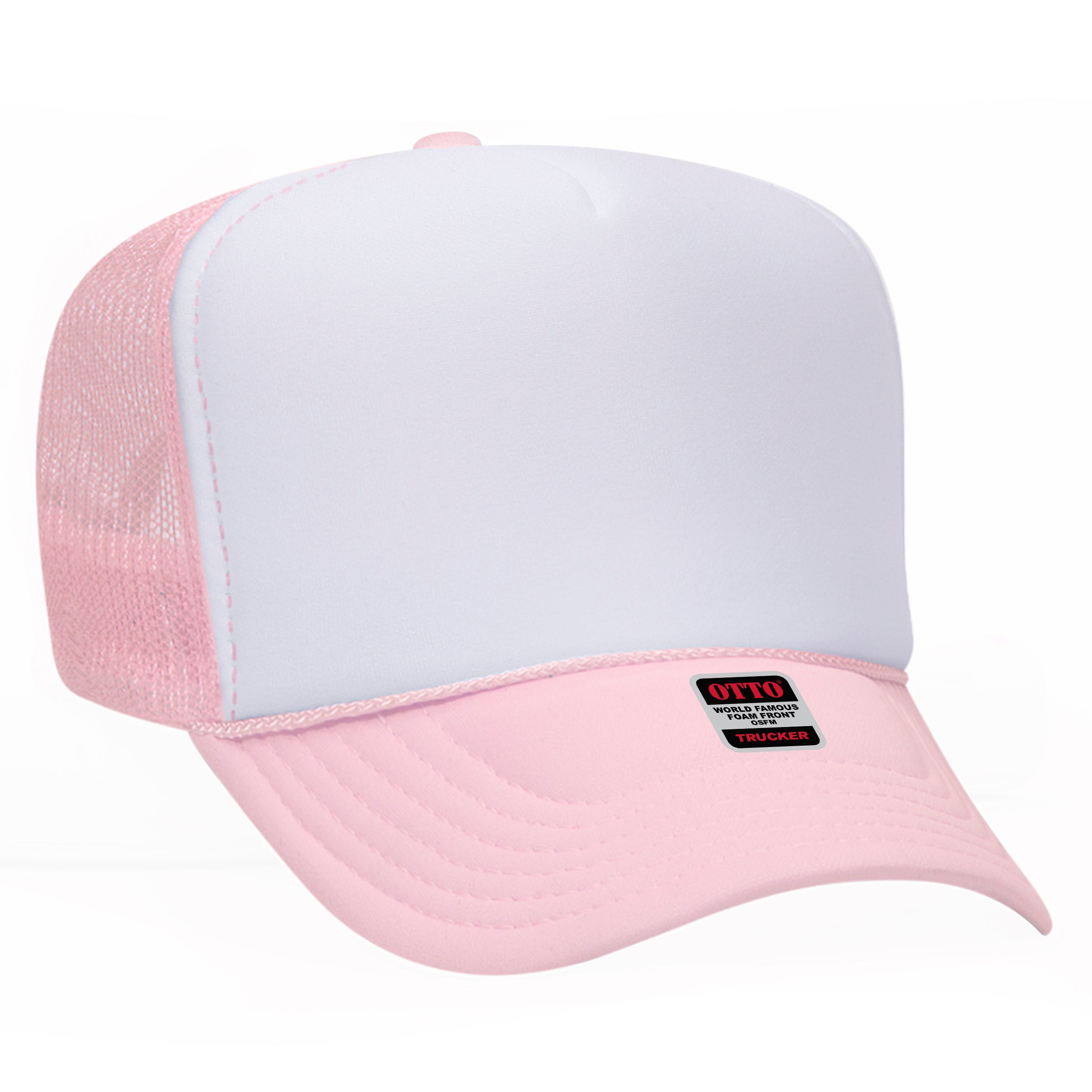 39-165 OTTO CAP 5 Panel High Crown Mesh Back Trucker Hat