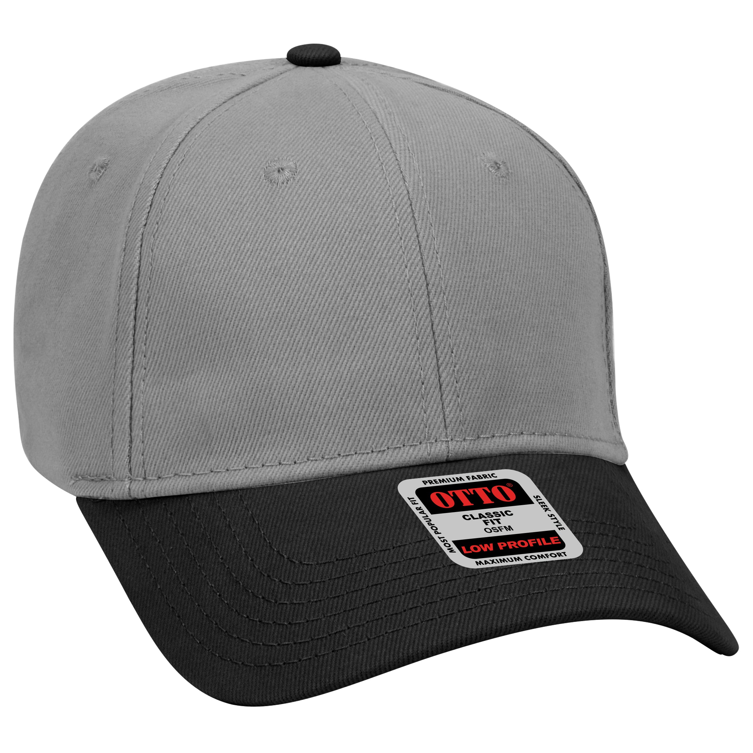 19-251 OTTO CAP 6 Panel Low Profile Baseball Cap