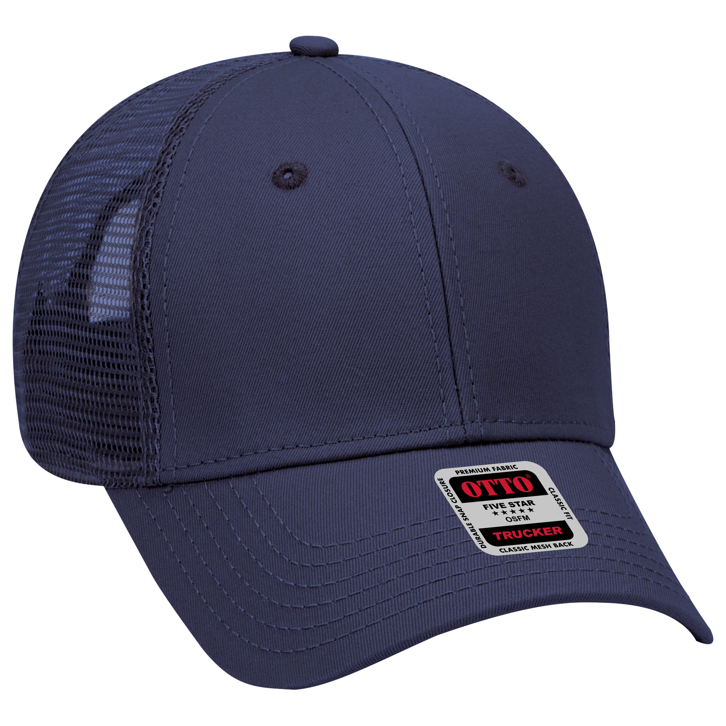 83-942 OTTO CAP 6 Panel Low Profile Mesh Back Trucker Hat