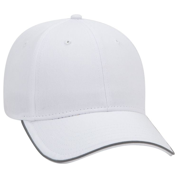 19-1261 OTTO CAP Reflective 6 Panel Low Profile Baseball Cap