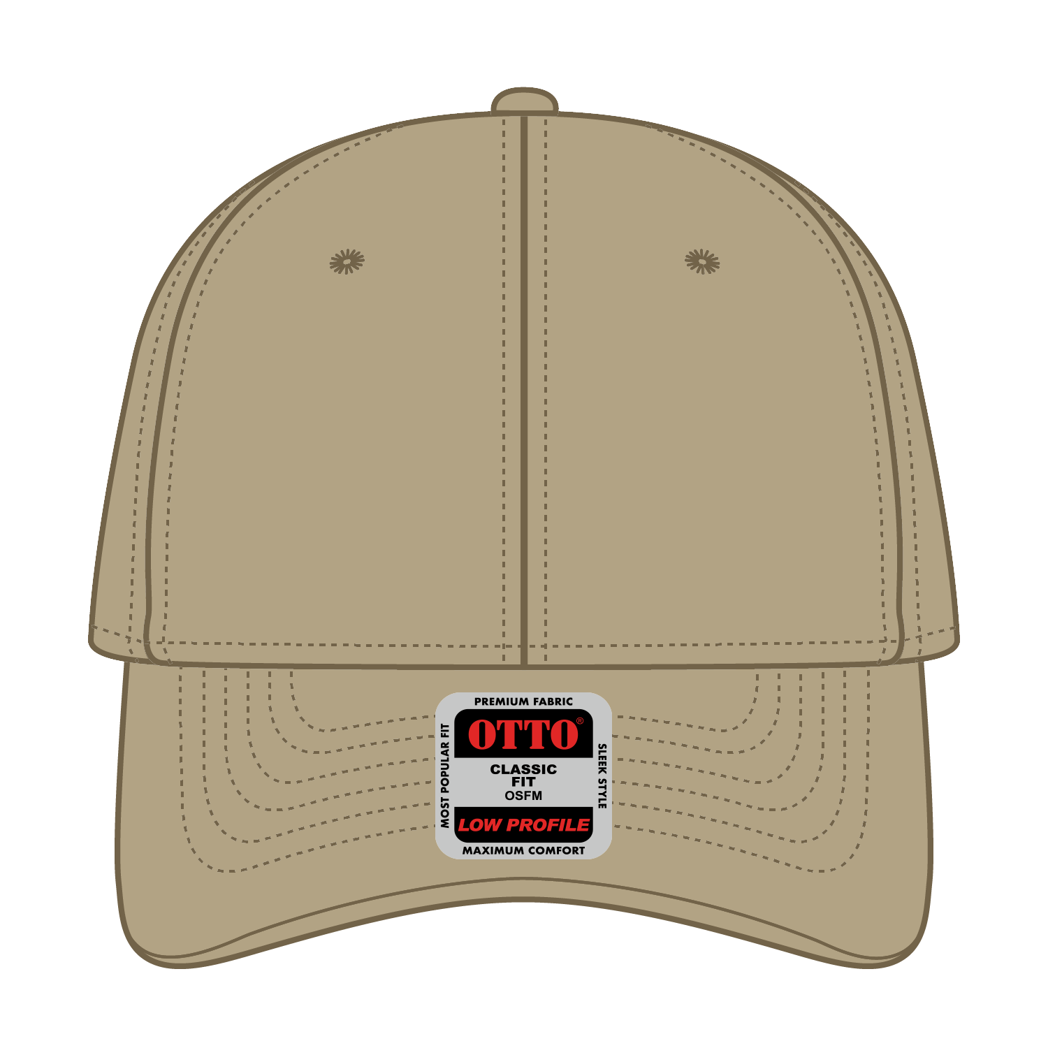 19-768 OTTO CAP 6 Panel Low Profile Baseball Cap