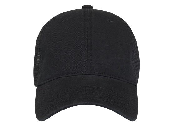 121-858 OTTO CAP 6 Panel Low Profile Mesh Back Trucker Dad Hat
