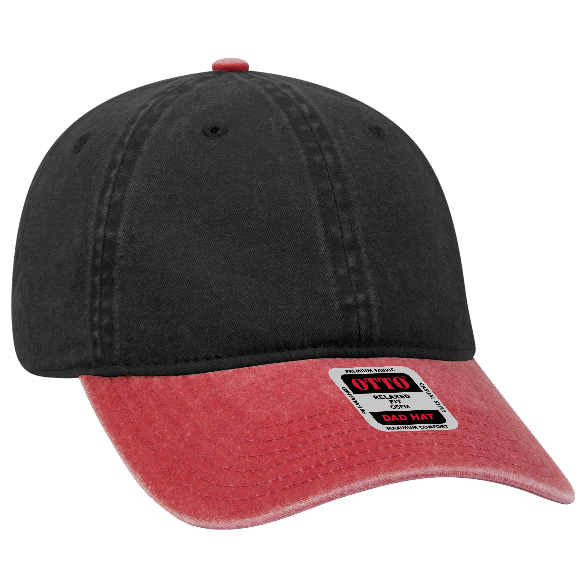 18-202 OTTO CAP 6 Panel Low Profile Dad Hat