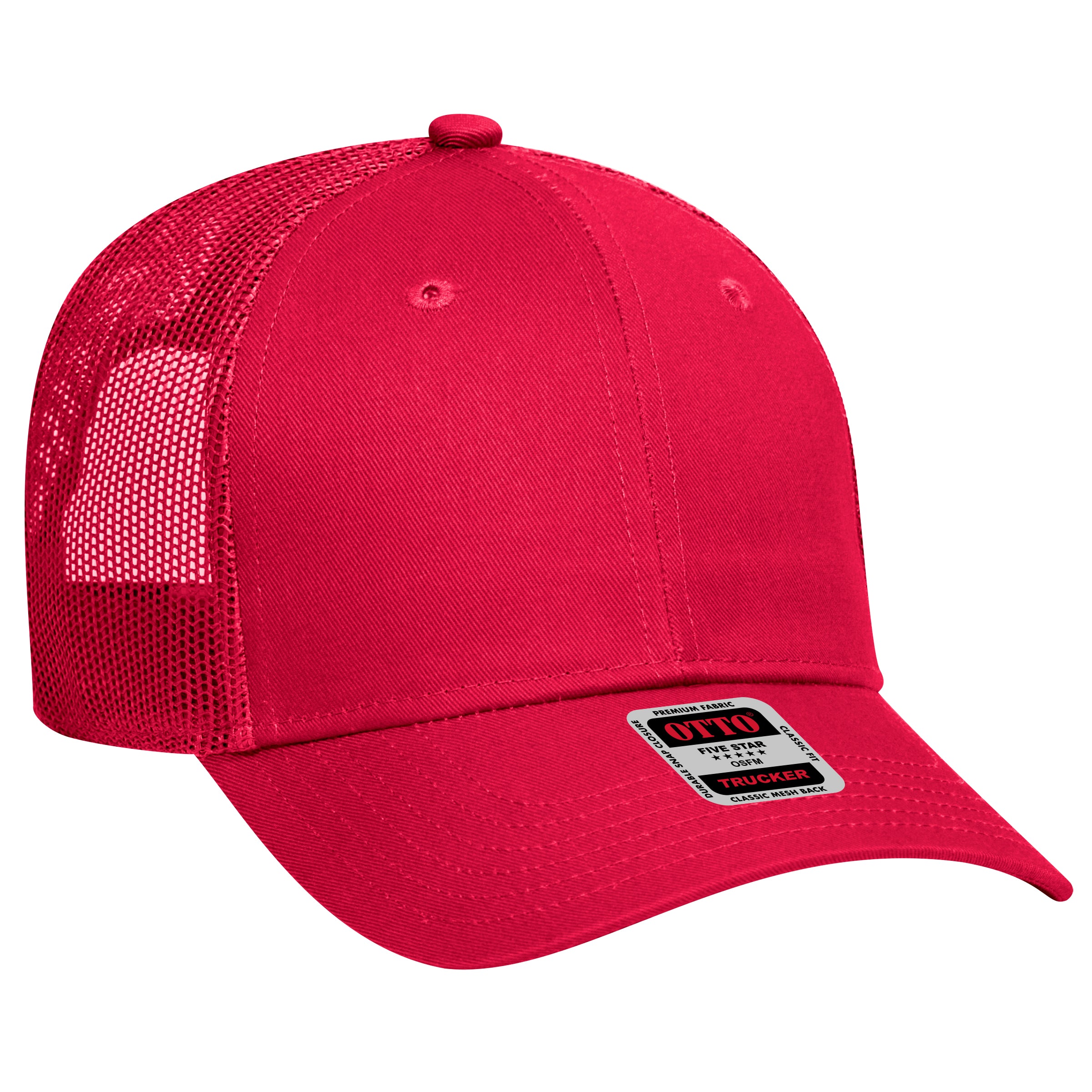 83-473 OTTO CAP 6 Panel Low Profile Mesh Back Trucker Hat