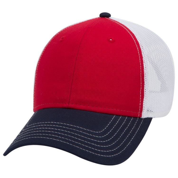 83-1239 OTTO CAP 6 Panel Low Profile Mesh Back Trucker Hat