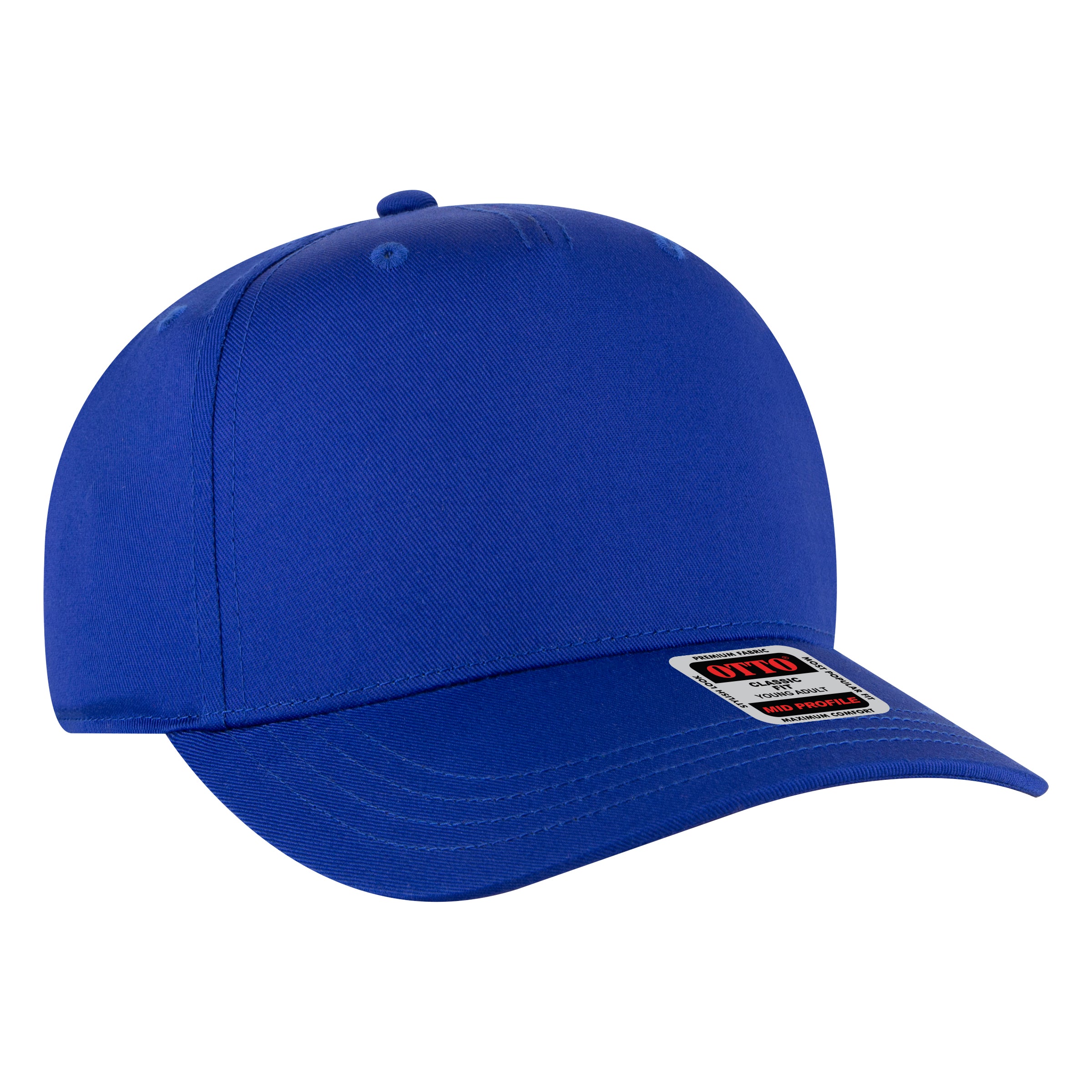 31-069 OTTO CAP 5 Panel Mid Profile Baseball Cap