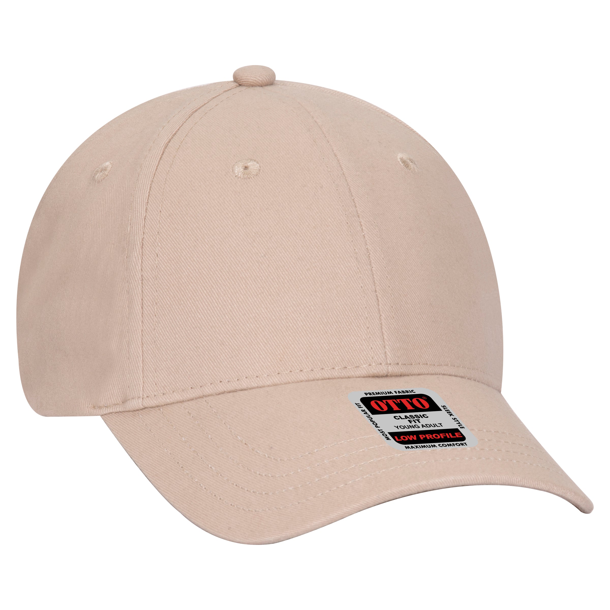 19-503 OTTO CAP 6 Panel Low Profile Baseball Cap