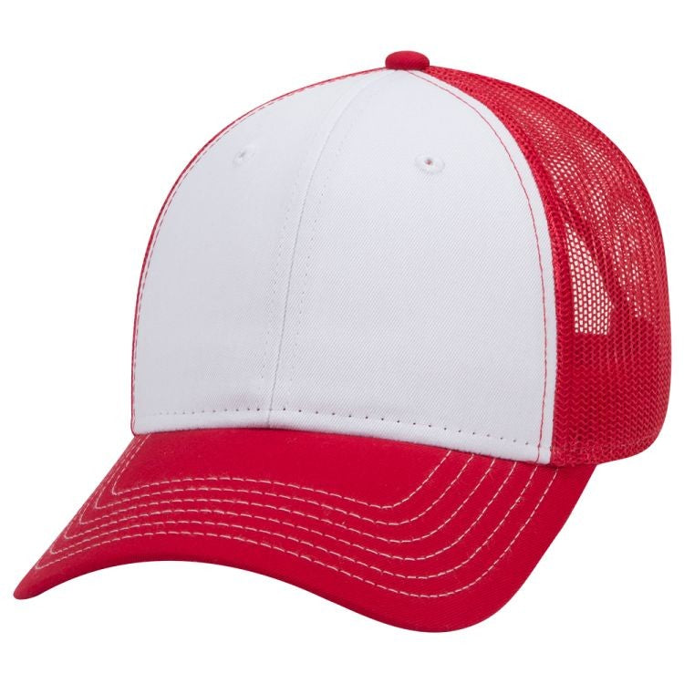 83-1239 OTTO CAP 6 Panel Low Profile Mesh Back Trucker Hat