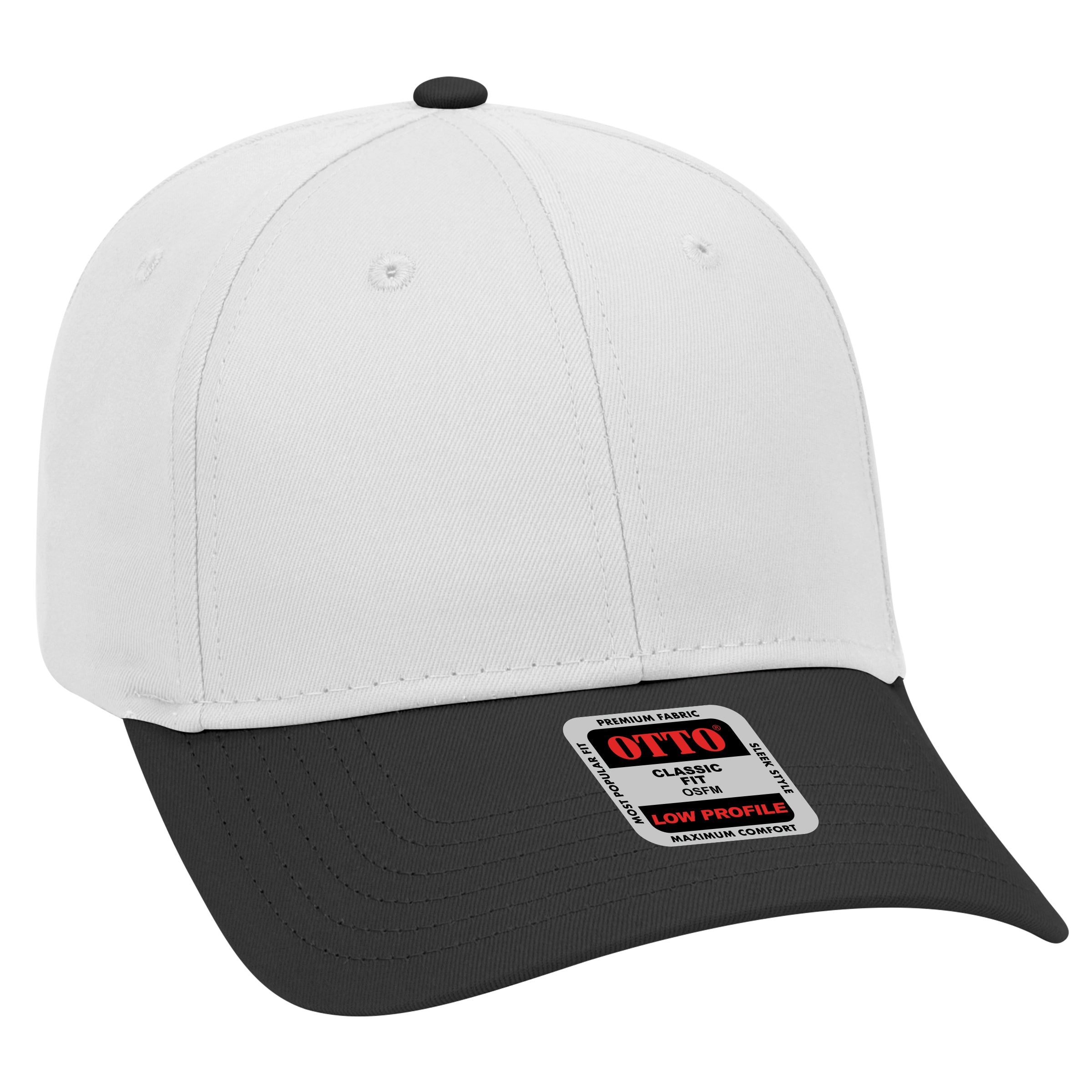 19-536 OTTO CAP 6 Panel Low Profile Baseball Cap