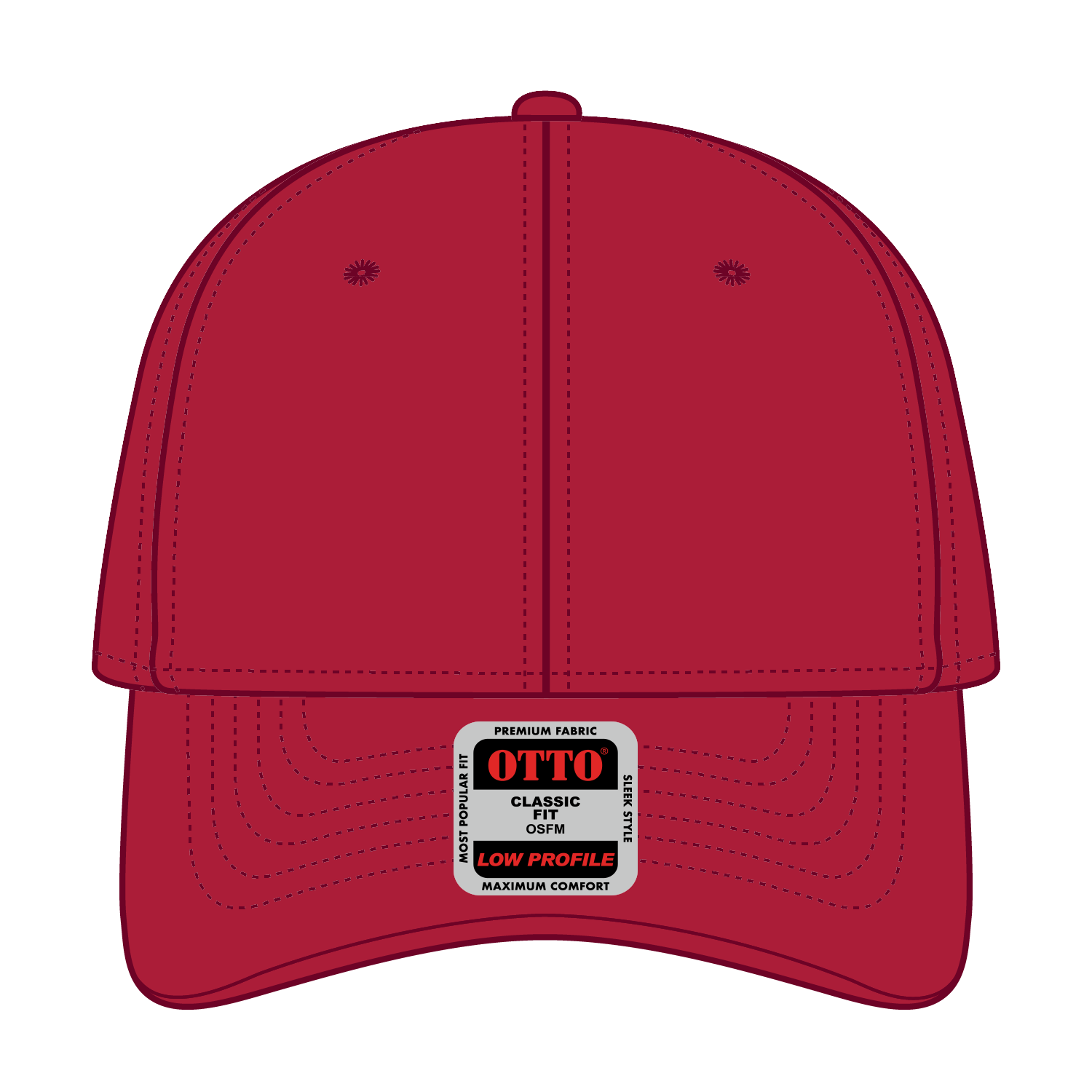 19-304 OTTO CAP 6 Panel Low Profile Baseball Cap
