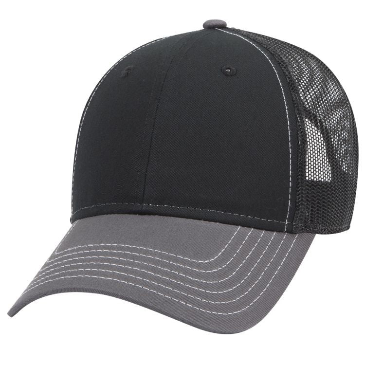 83-1239 OTTO CAP 6 Panel Low Profile Mesh Back Trucker Hat