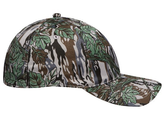 77-379 OTTO CAP "OTTO FLEX" Camouflage 6 Panel Low Profile Baseball Cap