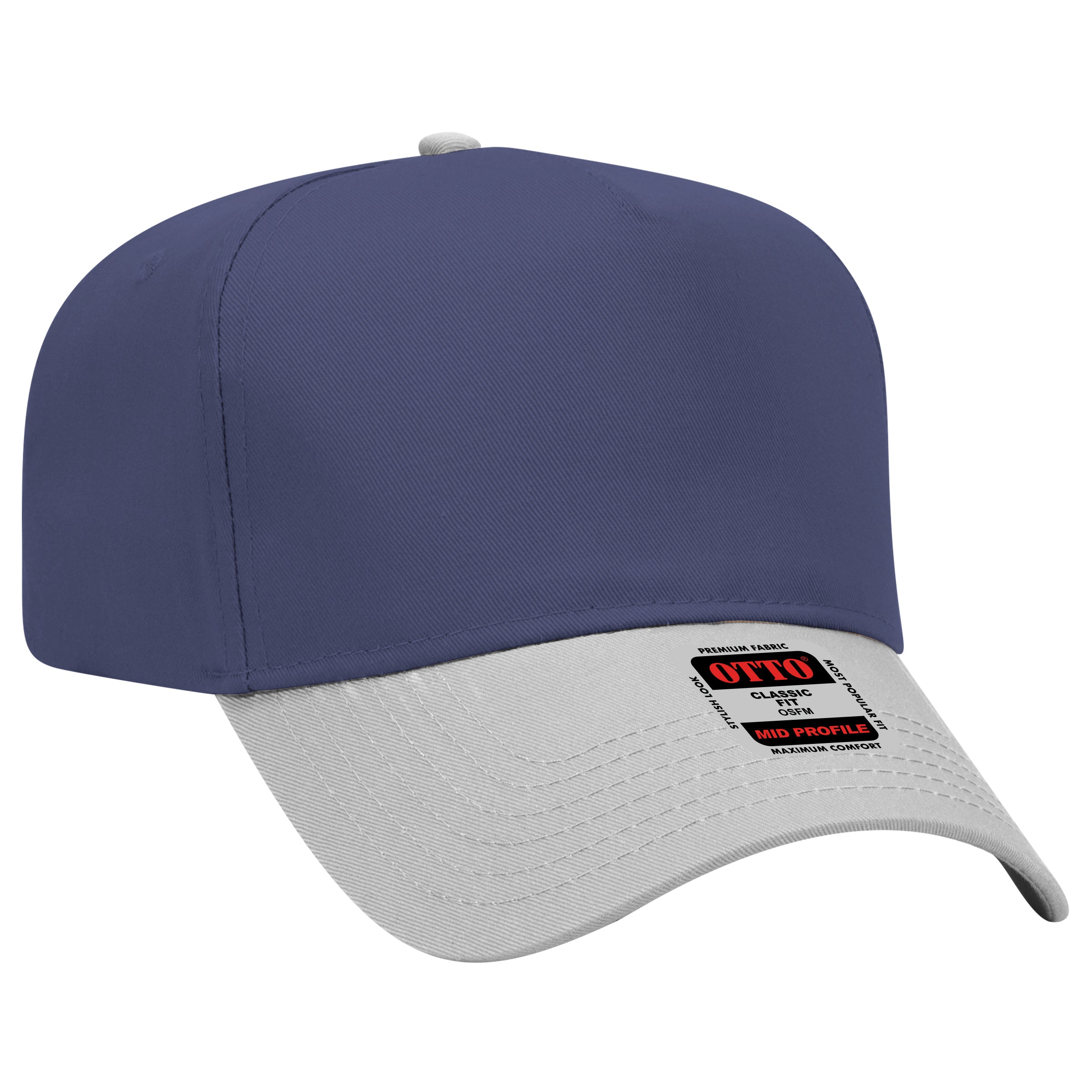 31-069 OTTO CAP 5 Panel Mid Profile Baseball Cap