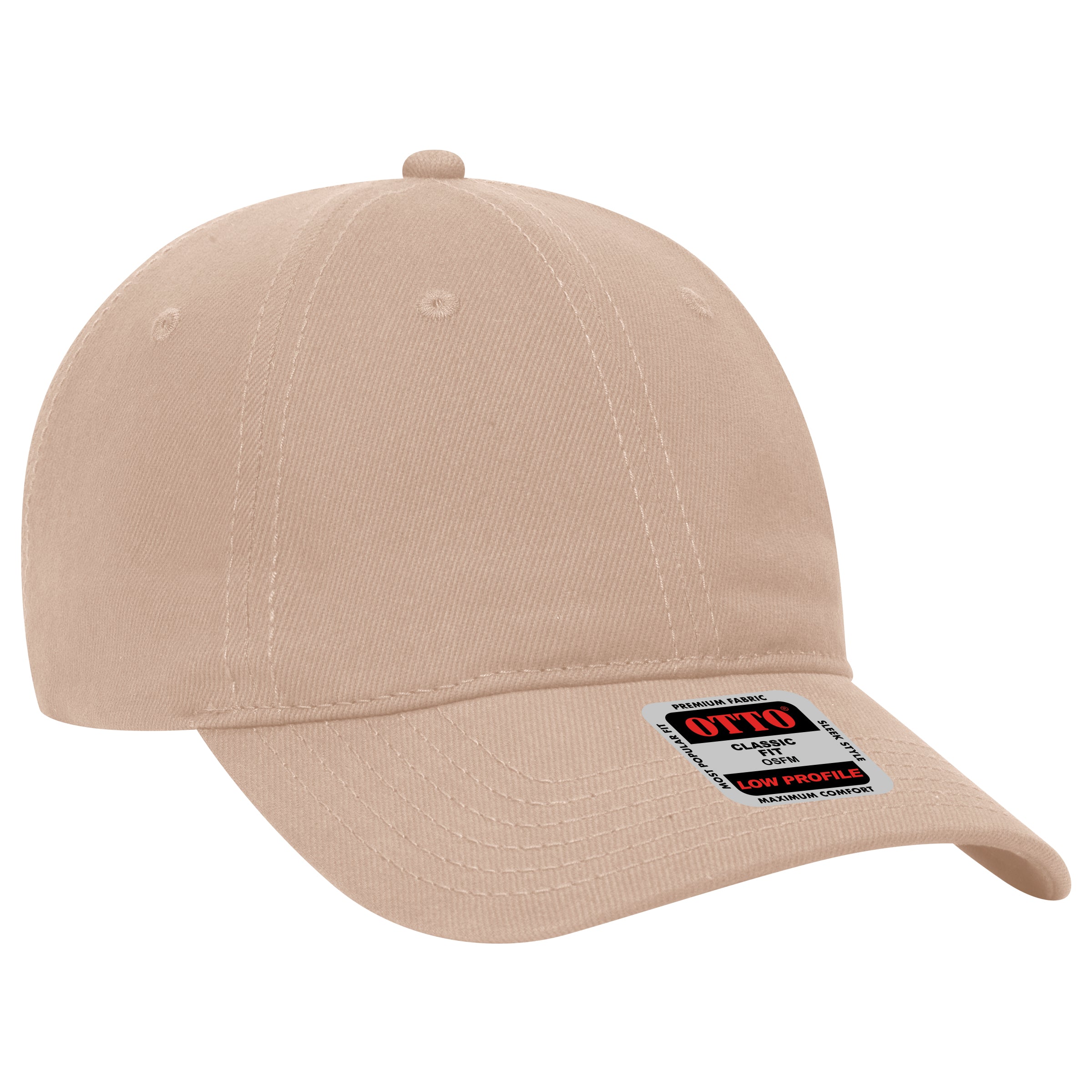 18-253 OTTO CAP 6 Panel Low Profile Baseball Cap