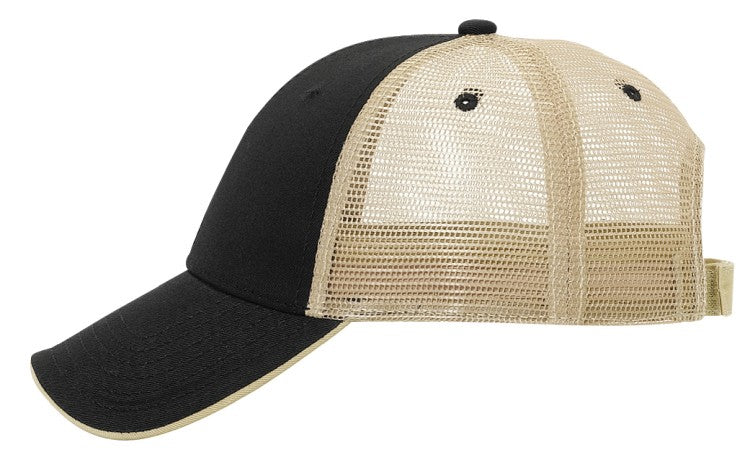 122-945 OTTO CAP 6 Panel Low Profile Mesh Back Trucker Hat