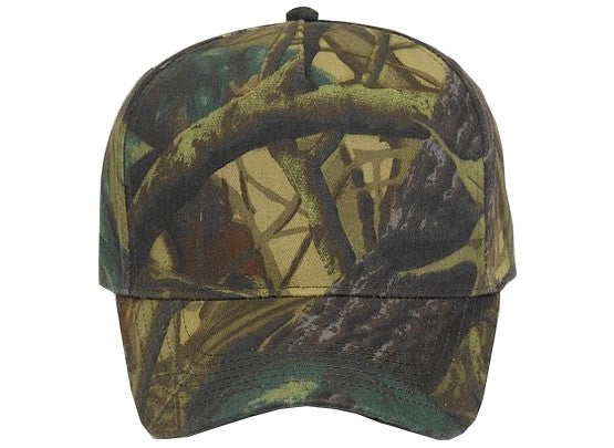 120-838 OTTO CAP Camouflage 5 Panel Mid Profile Style Cap