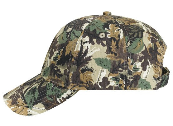 108-757 OTTO CAP Camouflage Youth 6 Panel Low Profile Baseball Cap