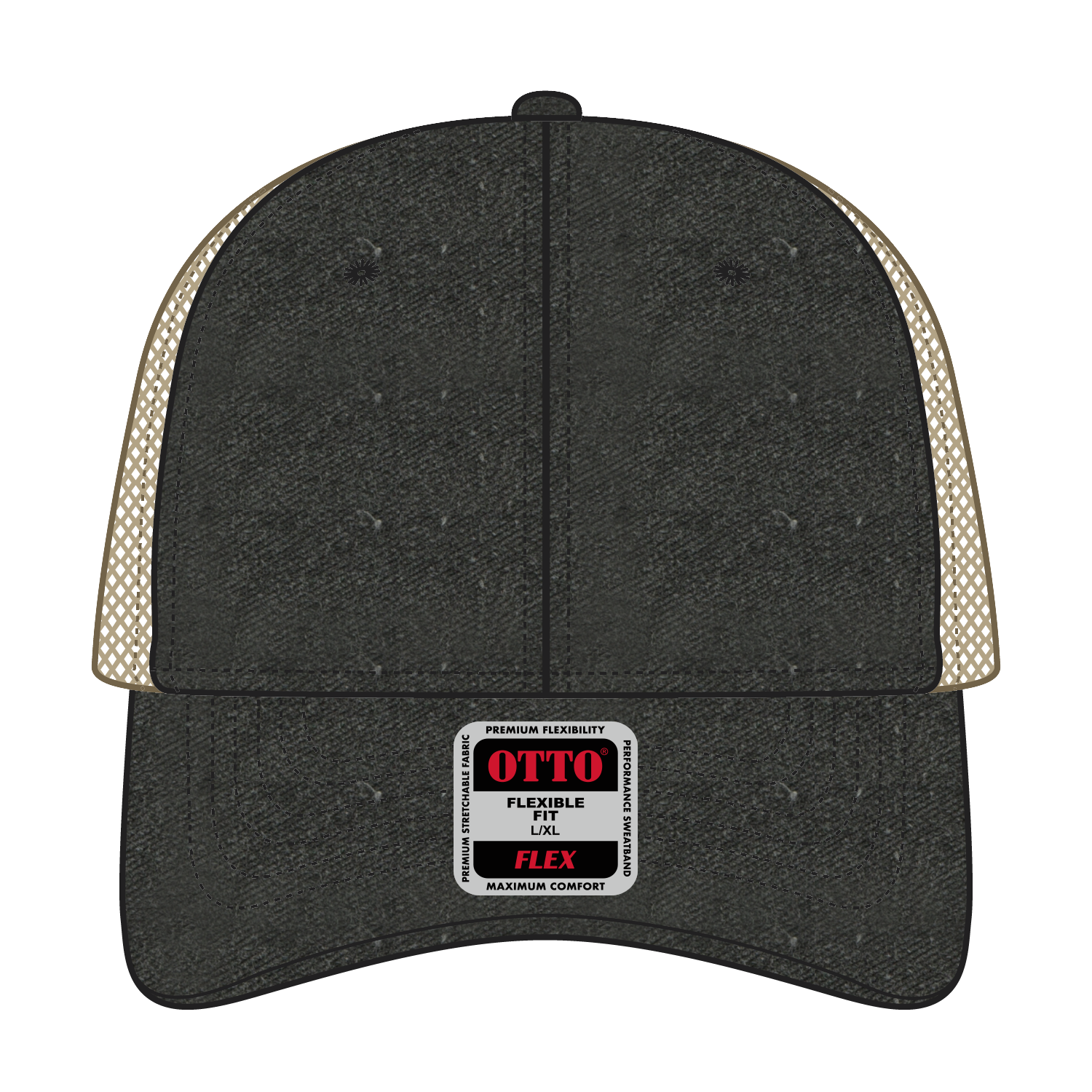 169-1264 OTTO CAP "OTTO FLEX" 6 Panel Low Profile Mesh Back Trucker Hat
