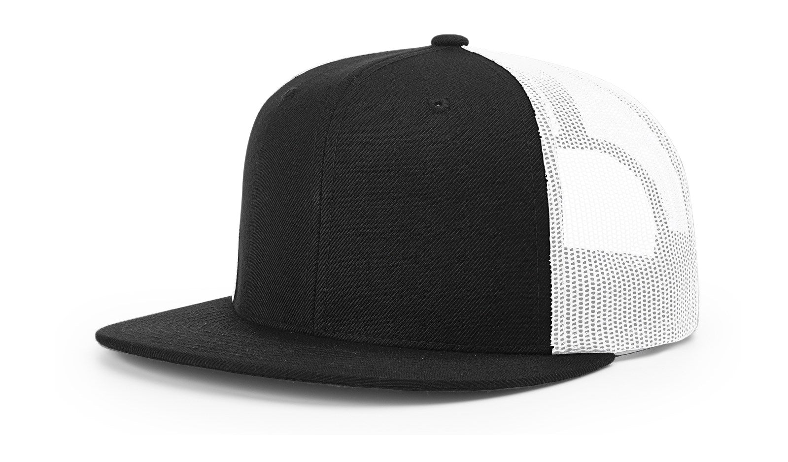 Black and white Richardson 112 Blank Trucker Hat from The Hometown Co.