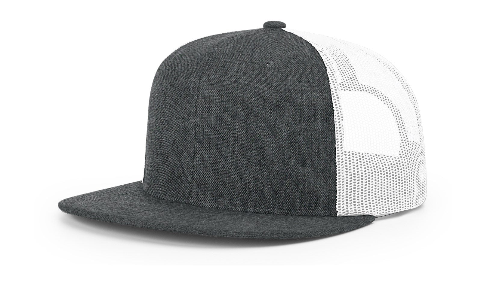 Richardson 511 Wool Blend Trucker Cap in Heather Charcoal-White color.
