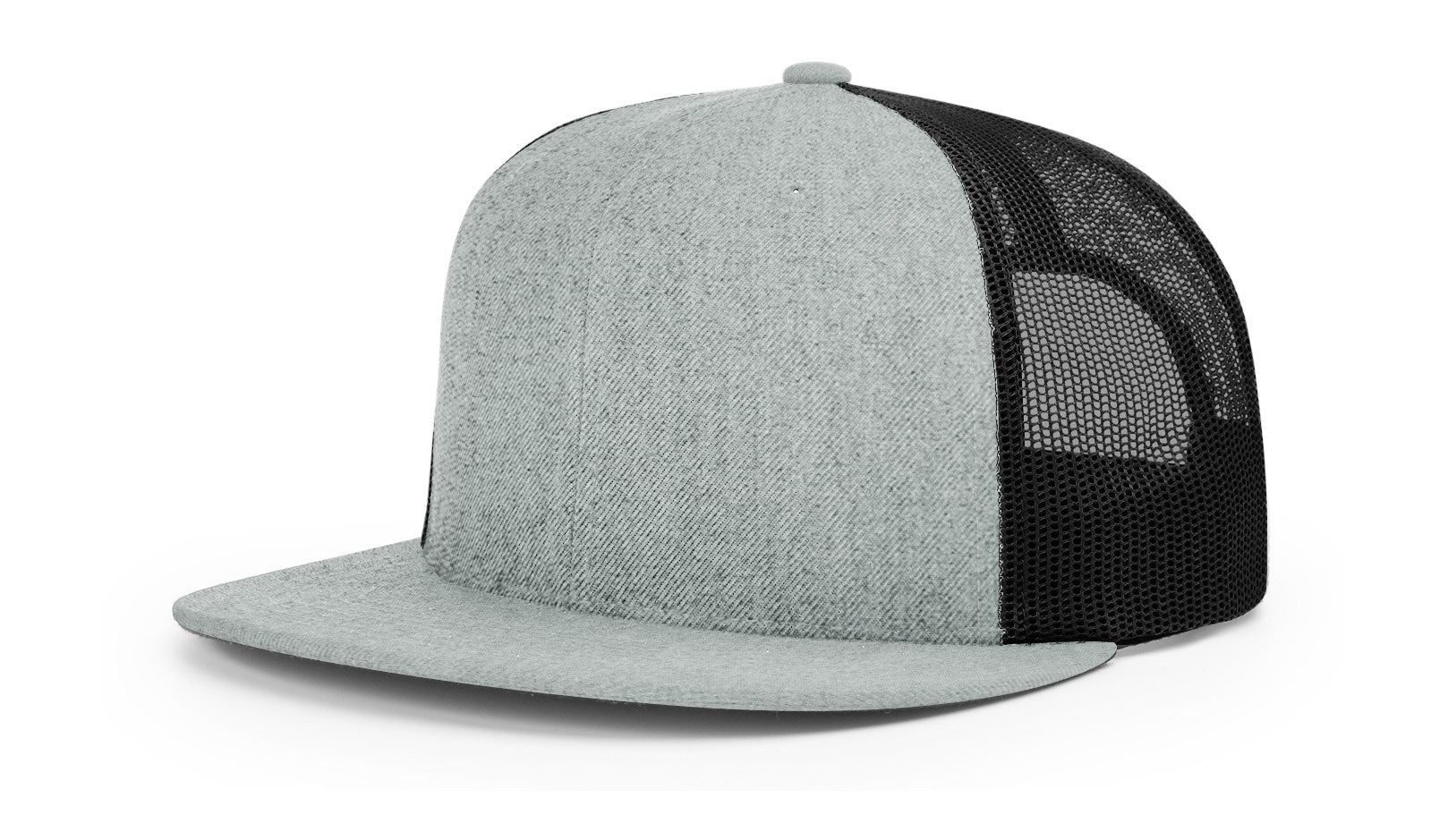 Richardson 112 Blank Trucker Hat in Heather Grey and Black from The Hometown Co.