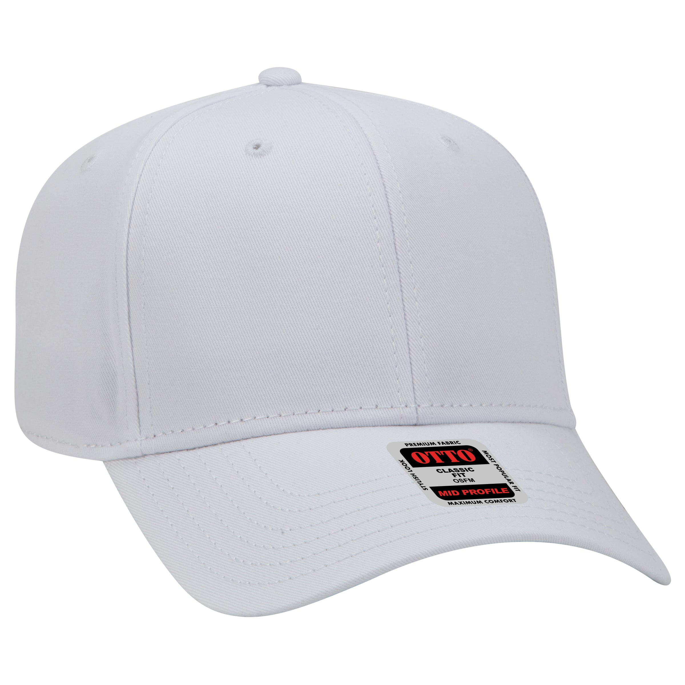 27-1235 OTTO CAP 6 Panel Mid Profile Baseball Cap