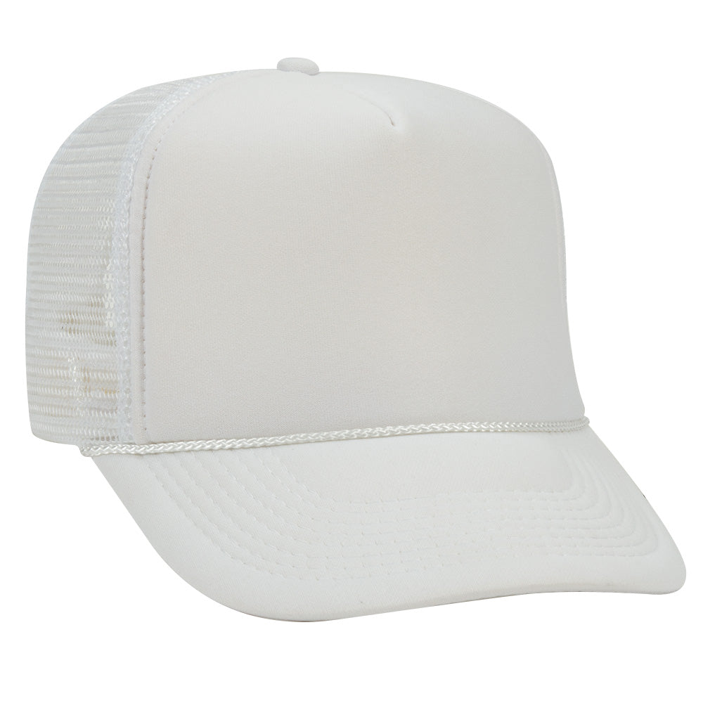 39-165 OTTO CAP 5 Panel High Crown Mesh Back Trucker Hat