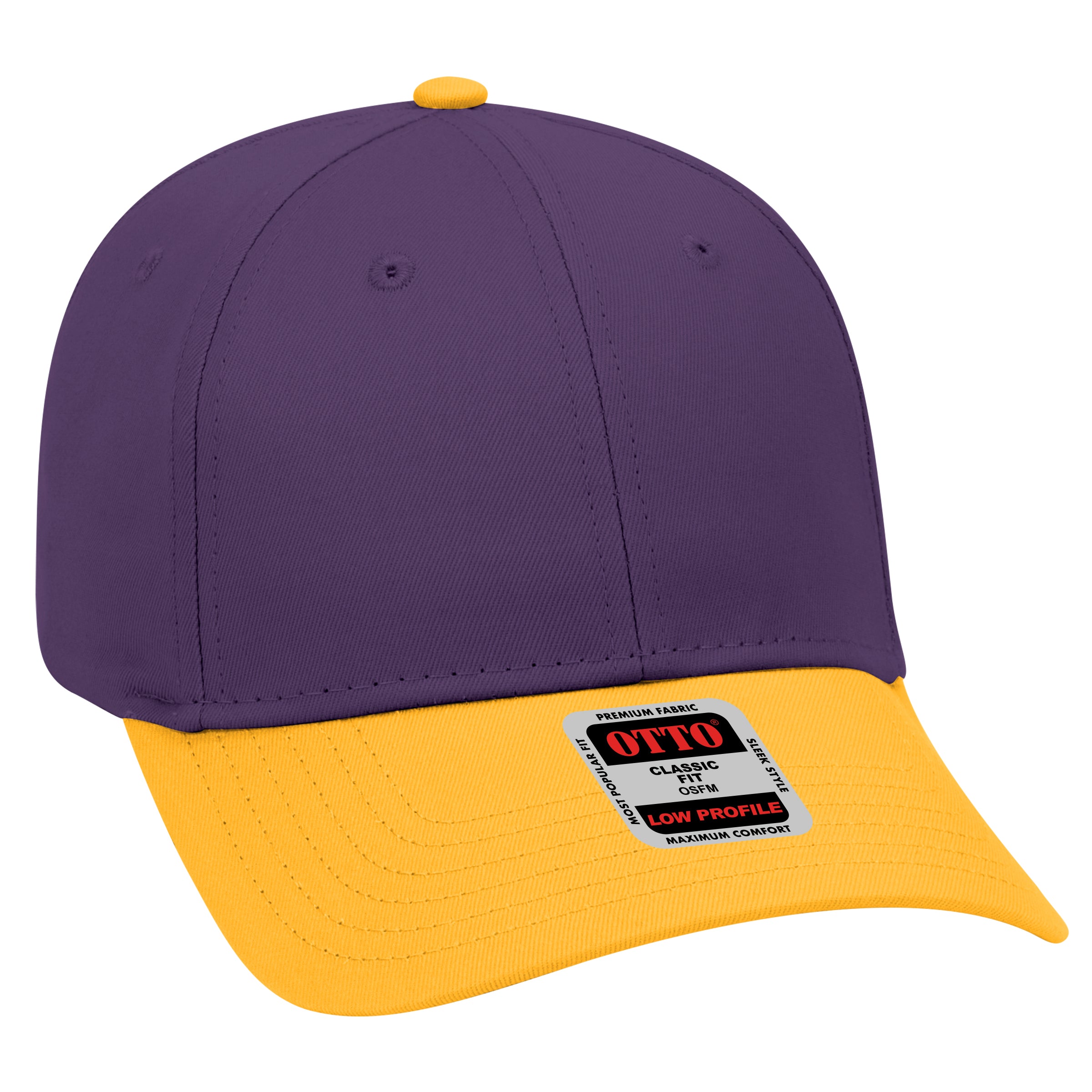 19-536 OTTO CAP 6 Panel Low Profile Baseball Cap