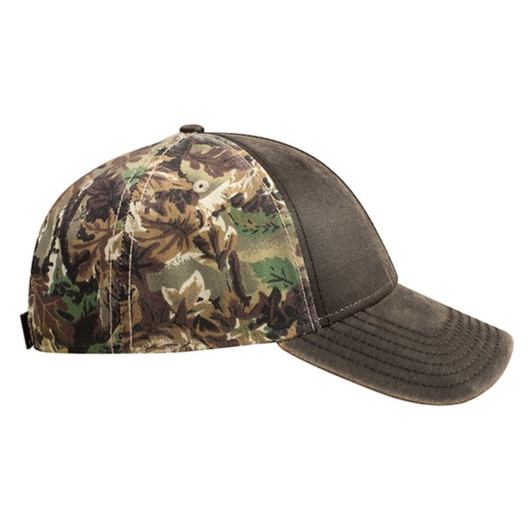 78-1130 OTTO CAP Camouflage 6 Panel Low Profile Baseball Cap