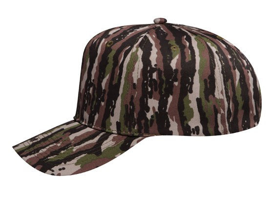 44-051 OTTO CAP Camouflage 6 Panel Mid Profile Baseball Cap