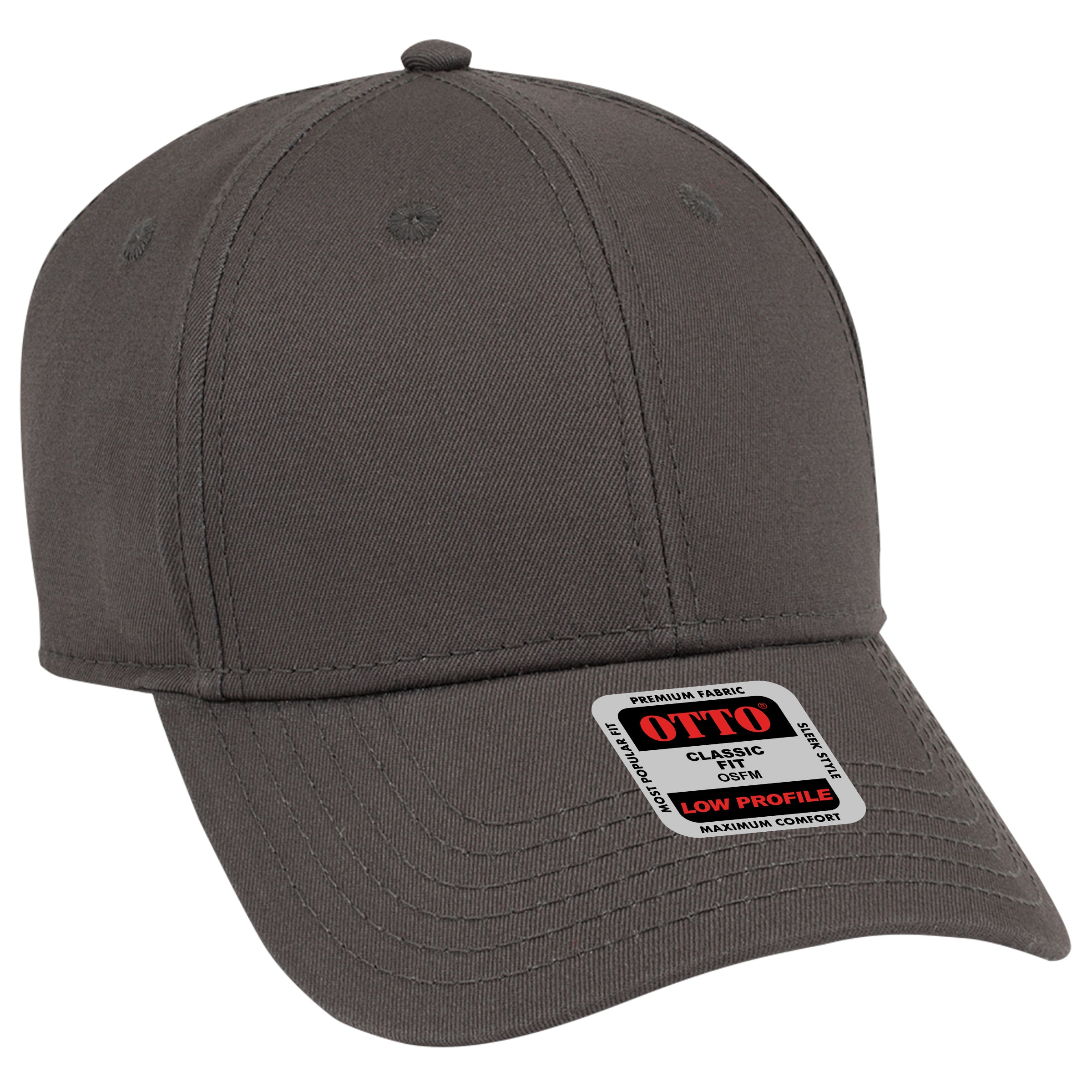 19-1203 OTTO CAP 6 Panel Low Profile Baseball Cap