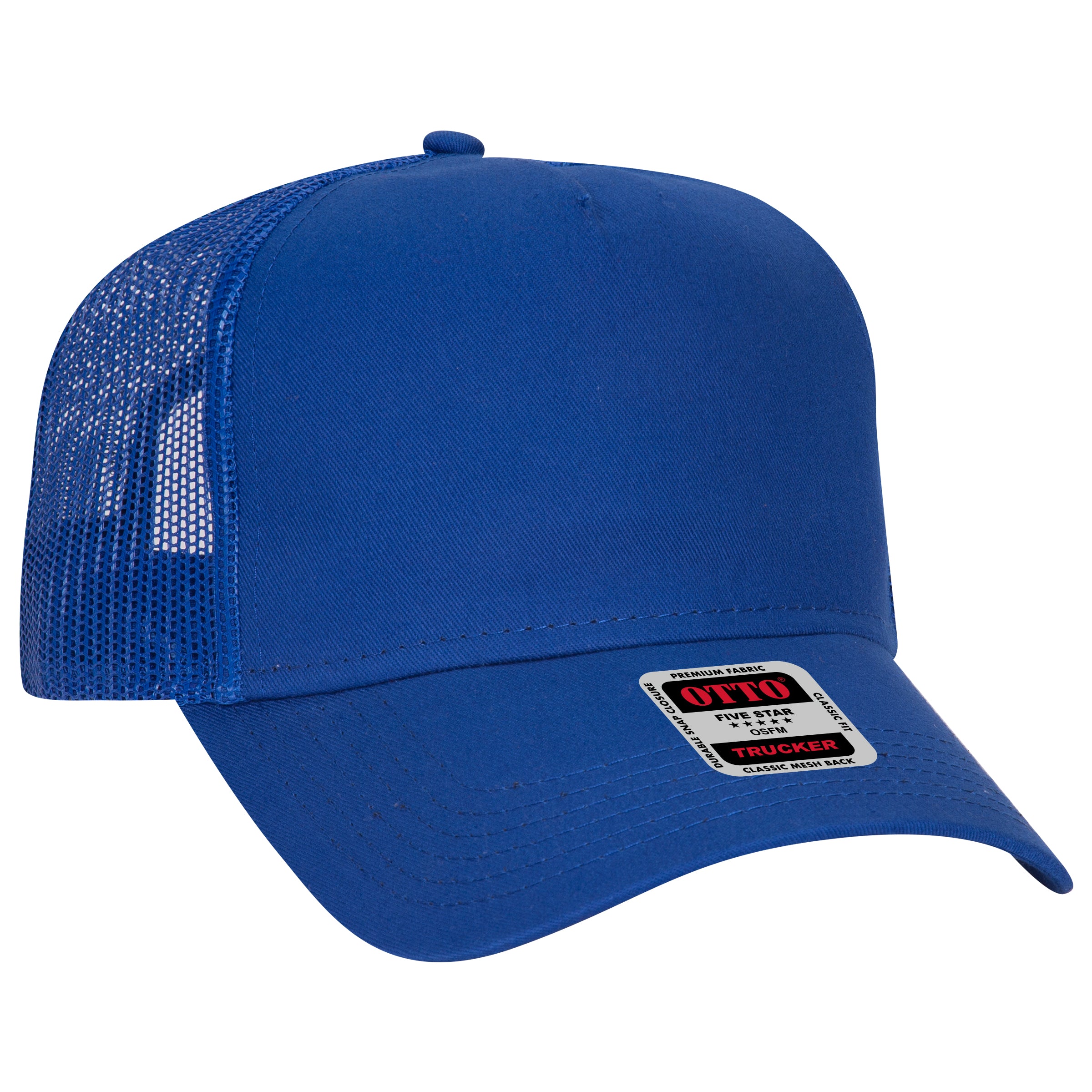 102-664 OTTO CAP 5 Panel Low Profile Mesh Back Trucker Hat