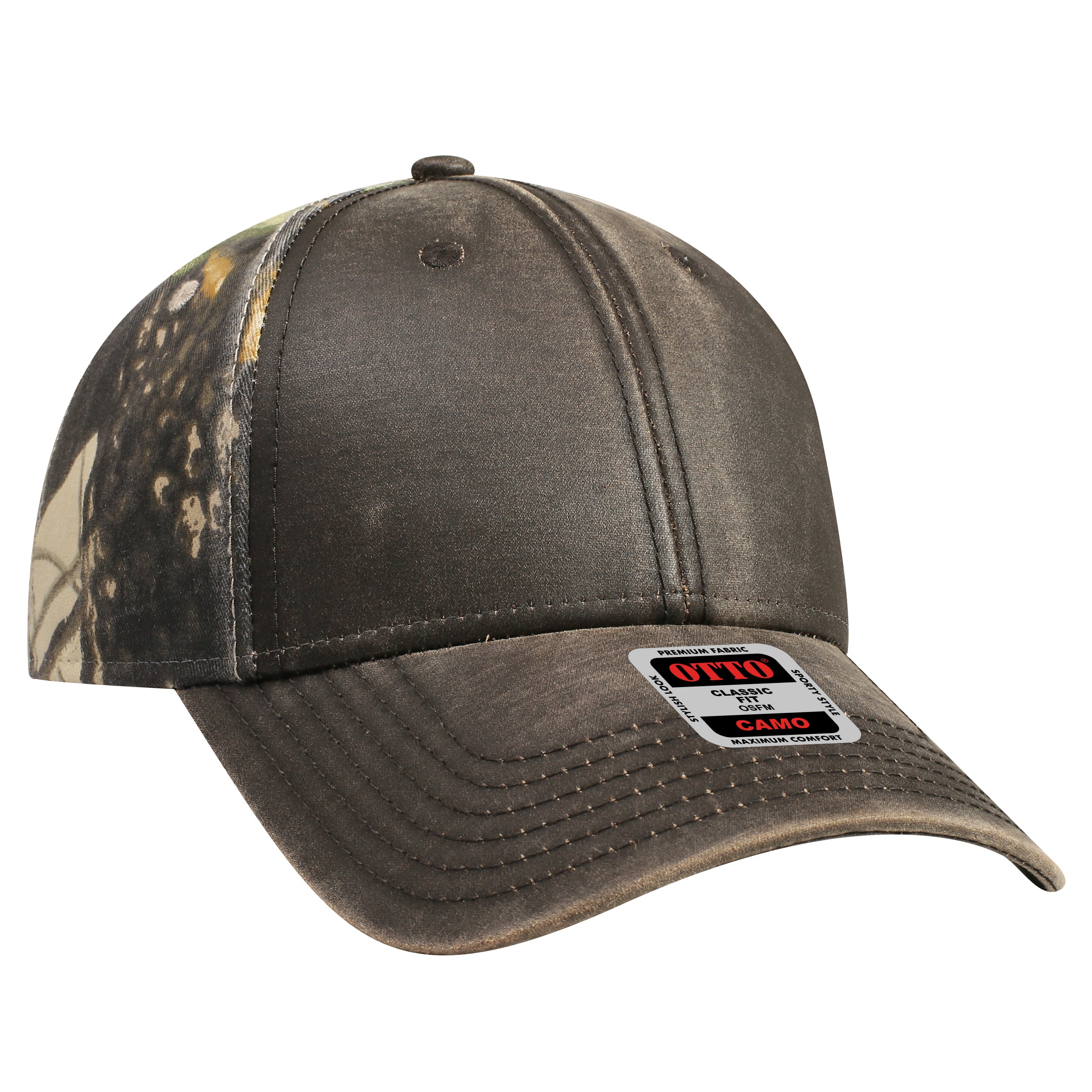 78-1130 OTTO CAP Camouflage 6 Panel Low Profile Baseball Cap