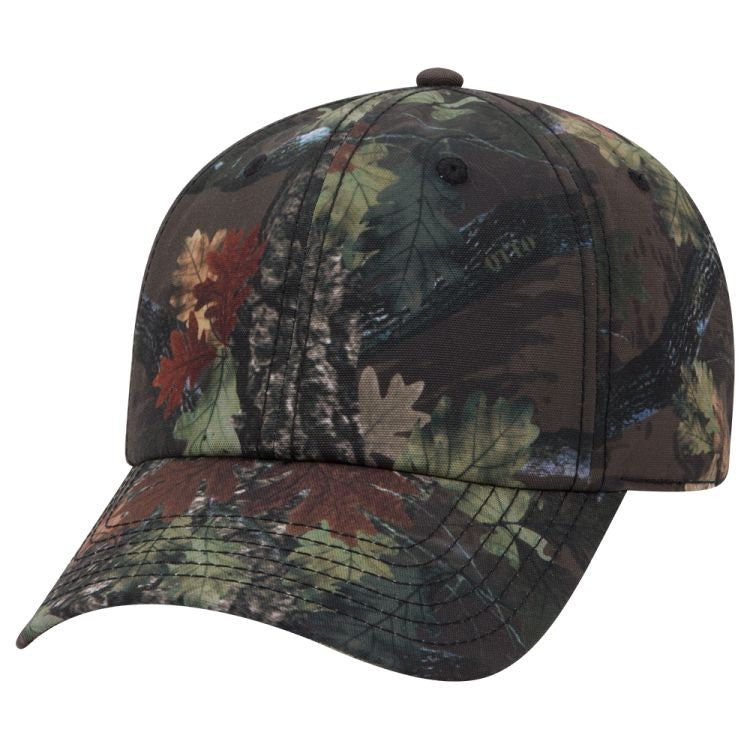 103-1263 OTTO CAP Camouflage 6 Panel Low Profile Baseball Cap