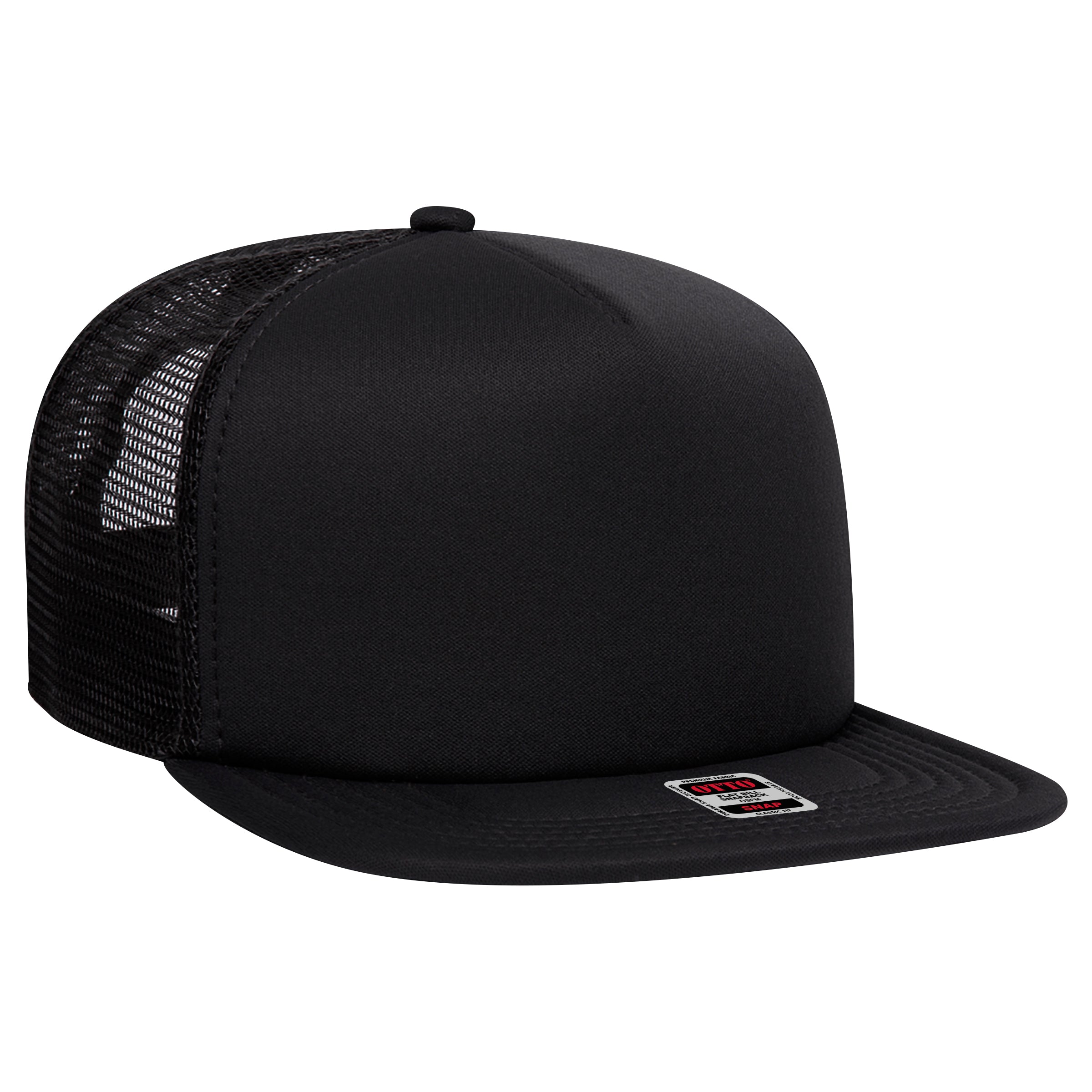 164-1190 OTTO CAP "OTTO SNAP" 5 Panel Mid Profile Mesh Back Trucker Snapback Hat
