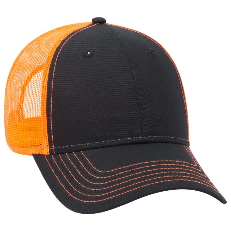 83-1239 OTTO CAP 6 Panel Low Profile Mesh Back Trucker Hat